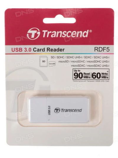 Лот: 12776111. Фото: 1. КартРидер (Card reader) Transcend... Картридеры