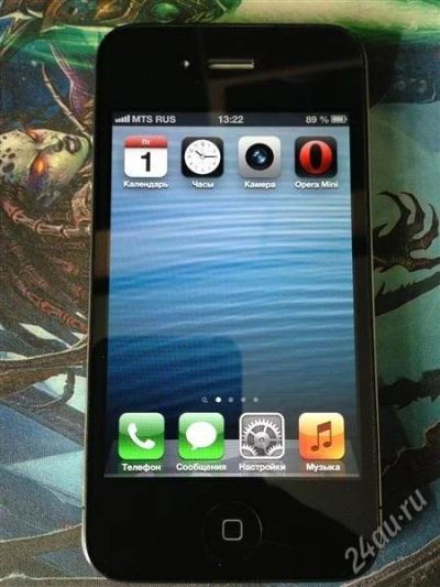 Лот: 2561609. Фото: 1. Продам Apple iPhone 4 32Gb Black... Смартфоны