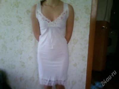 Лот: 2374841. Фото: 1. комбинация белая новая 44р. Нижнее бельё