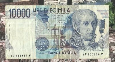 Лот: 16455925. Фото: 1. Италия 10000 лир 1984 - Обращение... Европа