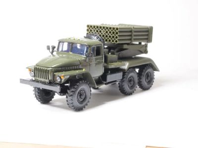 Лот: 11419514. Фото: 1. Уральский грузовик 4320 БМ-21... Автомоделизм