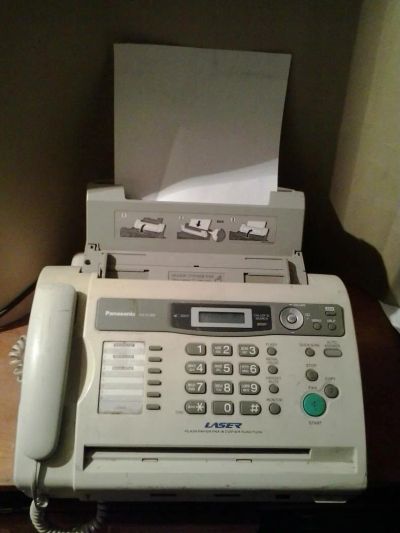 Лот: 4784673. Фото: 1. Факс Panasonic KX-FL403 б/у. Факсы, автоответчики