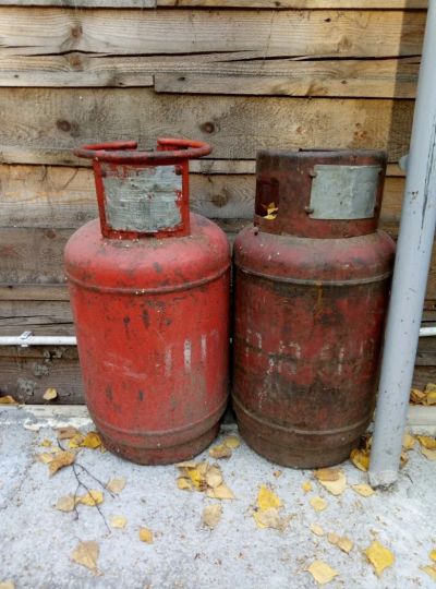 Лот: 14732468. Фото: 1. балон газовый пропан. Баллоны, газ в баллонах