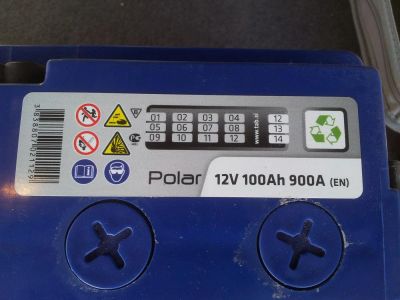 Лот: 3305447. Фото: 1. Аккумулятор "Polar" 12V 100Ah... Аккумуляторы