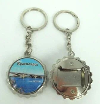 Лот: 10507493. Фото: 1. Брелок Красноярск открывашка... Брелоки для ключей
