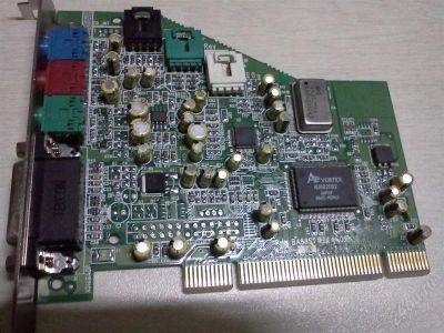 Лот: 1415269. Фото: 1. Звуковая карта PCI Vortex Aureal. Звуковые карты