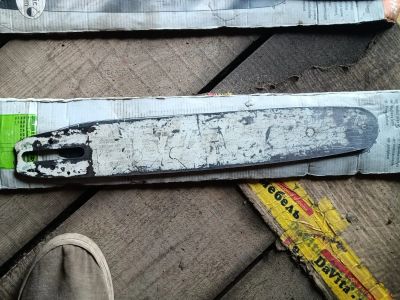Лот: 25438848. Фото: 1. Шина 37см БУ от пилы штиль Stihl. Запчасти