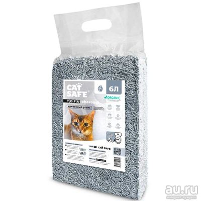 Лот: 18173717. Фото: 1. Наполнитель для кошек Cat safe... Миски, лотки, наполнители