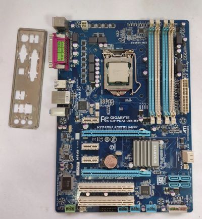 Лот: 17987057. Фото: 1. Материнская плата Gigabyte LGA1155... Материнские платы