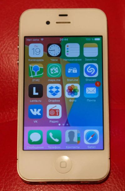 Лот: 8205862. Фото: 1. iPhone 4S (белый, оригинал, отличное... Смартфоны