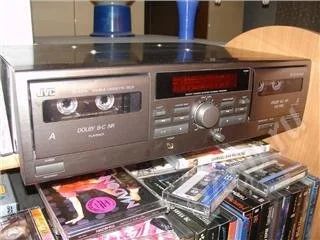 Лот: 26400. Фото: 1. Двухкассетная дека JVC TD-W215. Красноярск