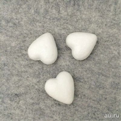 Лот: 13747460. Фото: 1. Сердце из пенопласта 4 см. Для рукоделия