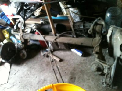 Лот: 4033104. Фото: 1. балка задняя subaru traviq xm220. Другое (автозапчасти)