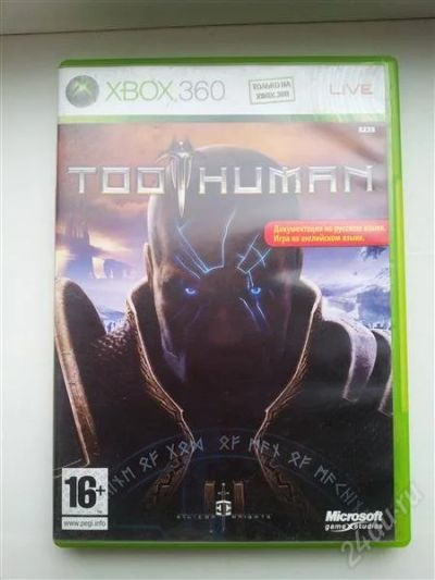 Лот: 2204469. Фото: 1. Too Human для Xbox 360 Распродажа... Игры для консолей