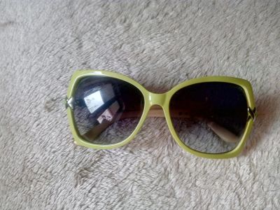 Лот: 11464885. Фото: 1. очки солнцезащитные Chanel в зеленой... Очки солнцезащитные