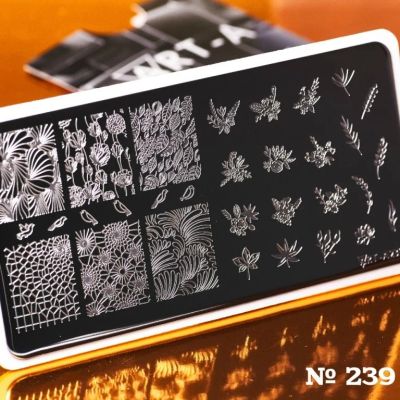 Лот: 15481427. Фото: 1. Пластина для стемпинга Art-A 239. Украшения, дизайн ногтей