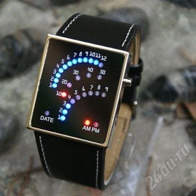 Лот: 305926. Фото: 1. LED часы с рубля. яркий мигающий... Красноярск