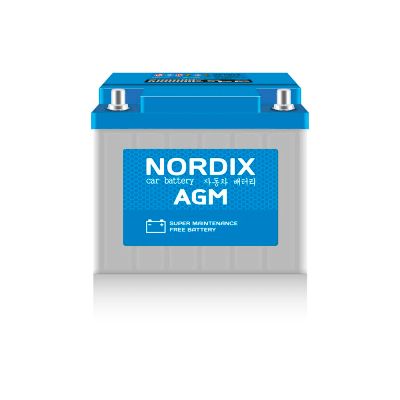 Лот: 18582956. Фото: 1. Акб nordix agm 60 а ч l (обр... Аккумуляторы