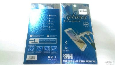 Лот: 10593043. Фото: 1. Защитное стекло Glass Alcatel... Дисплеи, дисплейные модули, тачскрины