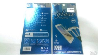 Лот: 10593046. Фото: 1. Защитное стекло Glass Alcatel... Дисплеи, дисплейные модули, тачскрины