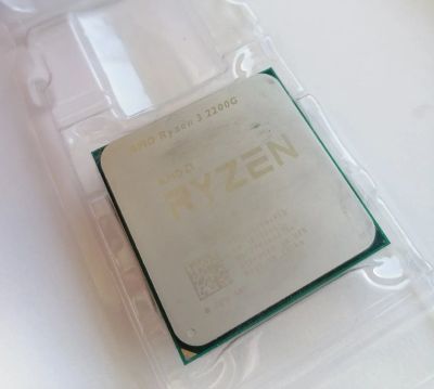 Лот: 16010567. Фото: 1. AMD Ryzen 3 2200G (Внимательно... Процессоры