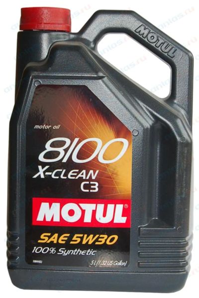 Лот: 2968538. Фото: 1. Motul 8100 X-CLEAN 5W-30 C3 5л. Масла, жидкости