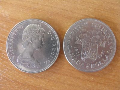 Лот: 5687396. Фото: 1. Канада 1 доллар 1971 года. Британская... Америка