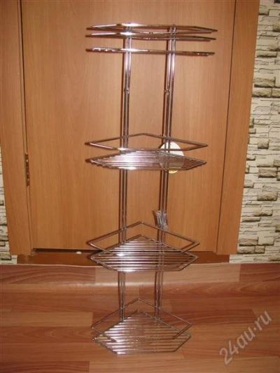 Лот: 1547712. Фото: 1. новая полка угловая 4-х ярусная... Аксессуары