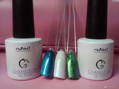 Лот: 12674419. Фото: 1. Runail Серия Хамелеон. Лак для ногтей