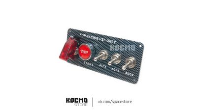Лот: 20631514. Фото: 1. Панель зажигания 4 тумблера. Другое (автозапчасти)