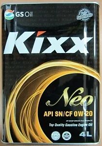 Лот: 11712929. Фото: 1. Kixx G1 0w20 4л (Neo). Масла, жидкости