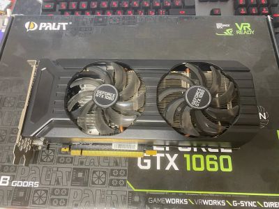 Лот: 16266238. Фото: 1. Palit dual Gtx 1060 6gb. Видеокарты