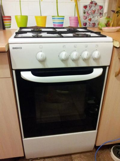 Лот: 6249313. Фото: 1. Плита газовая BEKO. Не забрали. Плиты, духовые шкафы, варочные поверхности