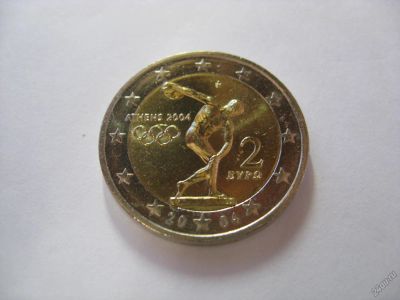 Лот: 6329658. Фото: 1. 2 Евро 2004 год. Греция "Олимпийские... Европа