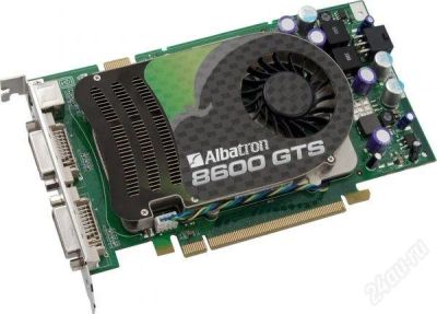 Лот: 2698553. Фото: 1. Видеокарта Albatron Geforce 8600GTS... Видеокарты