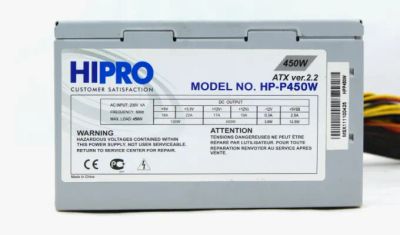 Лот: 25703481. Фото: 1. Блок питания для пк 450w Hipro. Корпуса, блоки питания