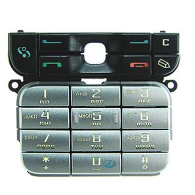 Лот: 25353113. Фото: 1. Клавиатура Nokia 3230 Черный/серебро. Клавиатуры для ноутбуков