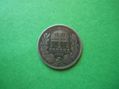 Лот: 19528402. Фото: 1. Венгрия 1 крона 1893 г.серебро... Европа