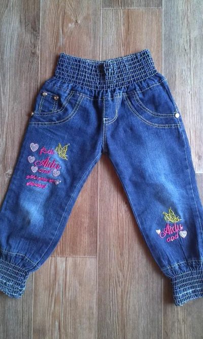 Лот: 7932586. Фото: 1. Джинсы на девочку 1,5-2,5 года. Брюки, шорты, джинсы