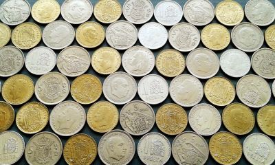 Лот: 12614384. Фото: 1. 20 монет Испании - одним лотом... Наборы монет