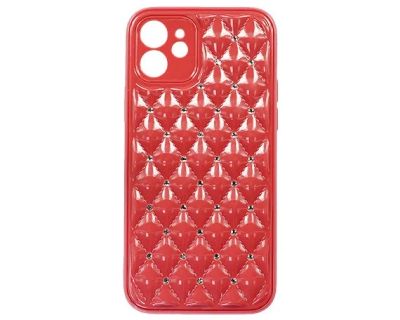 Лот: 20888548. Фото: 1. Чехол iPhone 12 Rombus (пурпурный... Чехлы, бамперы