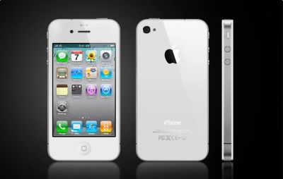 Лот: 3780153. Фото: 1. iPhone 4 32gb white. Смартфоны