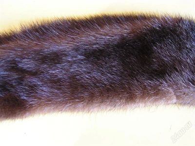 Лот: 1355757. Фото: 1. Воротничок из норки коричневый. Украшения, фурнитура
