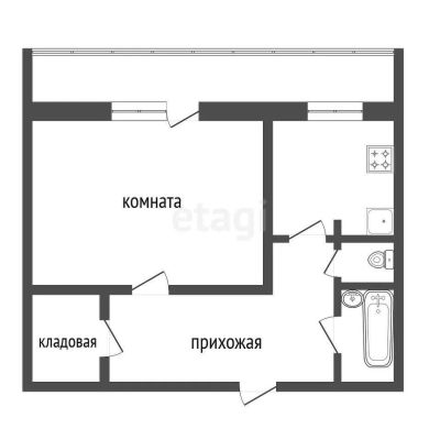 Лот: 25285348. Фото: 1. 1-комн. квартира , Красноярск... Квартиры, студии