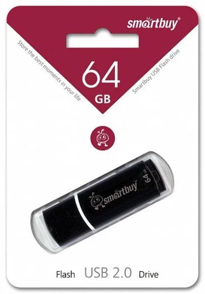 Лот: 20877765. Фото: 1. USB Flash SmartBuy Crown 64GB... Карты памяти