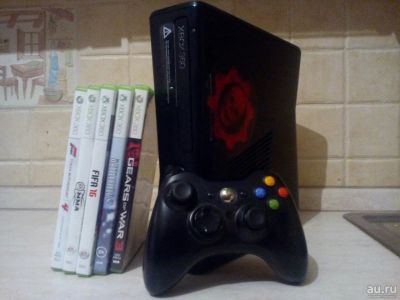 Лот: 8743405. Фото: 1. XBOX 360 Slim (Black). Игровые приставки, консоли