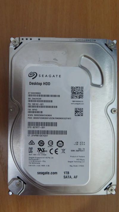 Лот: 23596656. Фото: 1. Жесткий диск Seagate 1 TB (ST1000DM003... Жёсткие диски (HDD)