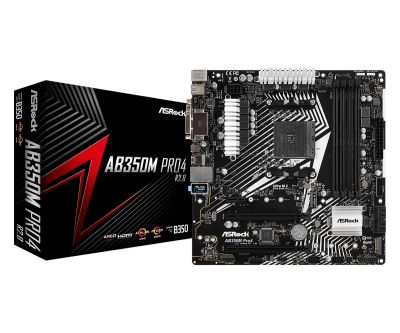 Лот: 17234768. Фото: 1. Материнская плата ASRock AB350M... Материнские платы