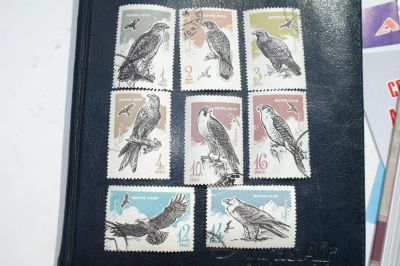 Лот: 4267688. Фото: 1. 1965 Хищные птицы (3196-3203). Марки
