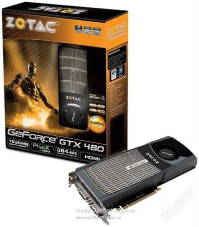 Лот: 2417277. Фото: 1. Продам видеокарту Zotac GTX480... Видеокарты
